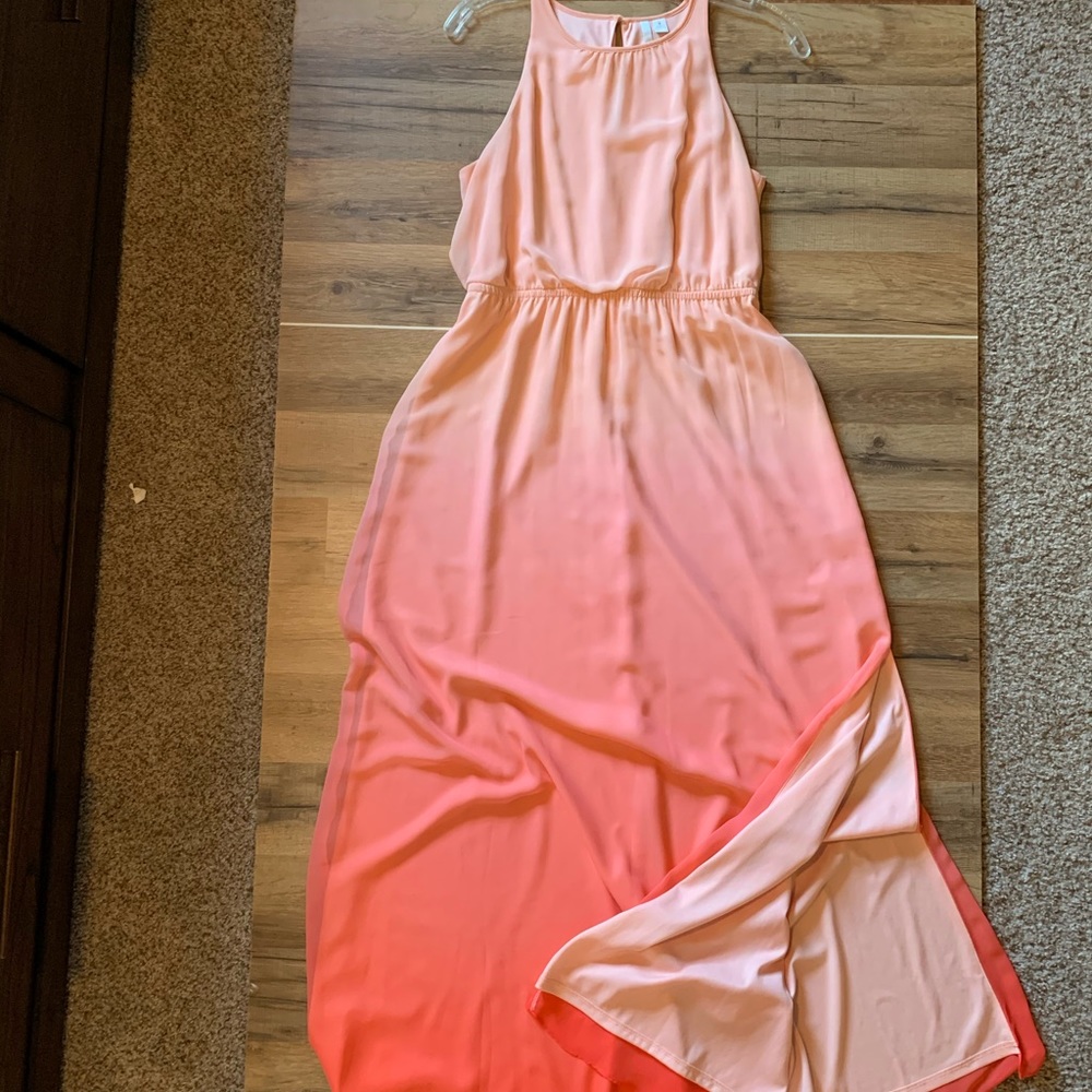 Ombré maxi dress